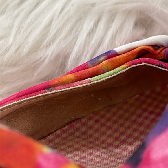 K9 By Rocket Dog Pumps Heel Size 8.5 Ankle Strap Buckle Pink Floral Jazzin Homer - Picture 12 of 14